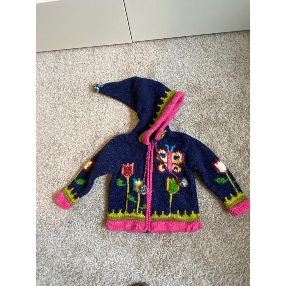 Native Knit Sweater Hoodie Handmade Kids sku2